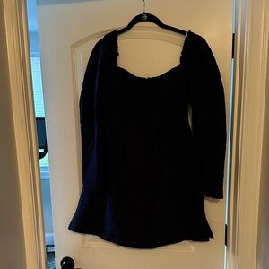 Lily Pulitzer skirt, navy dress. Can be worn off the shoulder